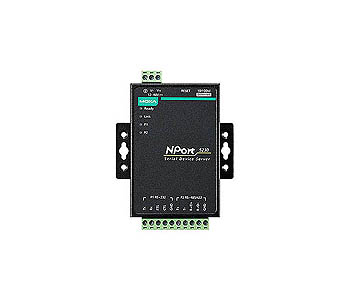 Moxa NPort 5230 - 1 port RS-422/485 device server, 1 port RS-232, 10/100M Ethernet, terminal block, 15KV ESD, 12-30VDC by MOXA